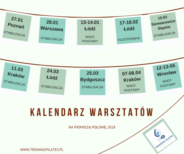 KALENDARZ WARSZTATÓWx